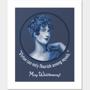 Mary Walstonecraft Portrait and Quote Posters and Art